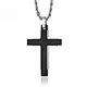 Selling new two-color pendant men stainless steel necklace new Chinese cross source manufacturers wholesale